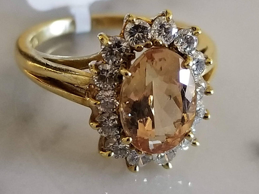 Imperial topaz deals rings for sale