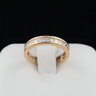 Princess Cut Chanel Eternity Band