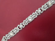 Estate Platinum and Diamond Bracelet